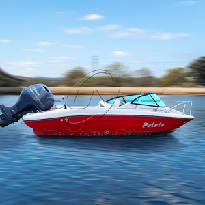 Bateau <span class=keywords><strong>de</strong></span> pêche en fibre <span class=keywords><strong>de</strong></span> verre <span class=keywords><strong>de</strong></span> haute qualité à prix abordable, 5,5 m, avec moteur hors-bord, pour loisirs et divertissement, capacité <span class=keywords><strong>de</strong></span> 6 à 8 personnes - Product Image 3