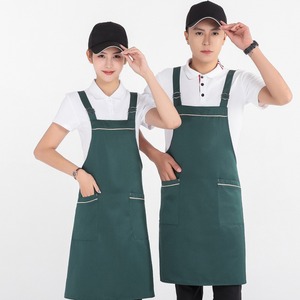 Delantales Unisex Ajustables de Lona de Poliéster/Algodón Personalizados para Cocina, Chef, Camarero, Camarera, Bartenders, Restaurante, Bar, Uniforme de Trabajo - Product Image 4