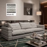 Tissu d'ameublement écologique en chenille à rayures jacquard teintes en fil, idéal pour les textiles de maison, les canapés et la literie