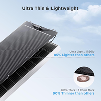Panneaux solaires flexibles étanches IP68 de 10 à 500 W, ETFE, haute efficacité, monocristallins, module PV Topcon pour utilisation en mer, en bateau, en extérieur