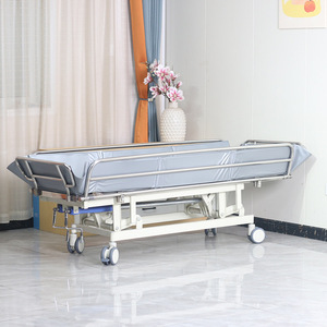 Manual Shower <b>Bed</b> Nursing <b>Bed</b> Stainless Steel Manual Lifting <b>For</b> Elderly Home Use - Product Image 4