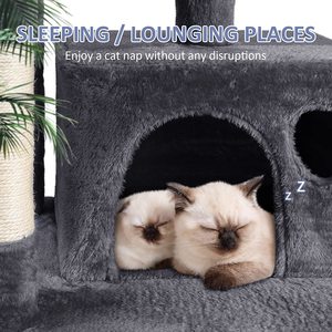 Torre rascador para gatos Go Pet <span class=keywords><strong>Club</strong></span> negra, tipo árbol de escalada, de fábrica china con envío gratis - Product Image 6