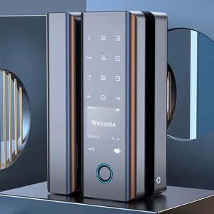 Cerradura Inteligente para Puerta QLEUNG G9S Negra con Huella Dactilar, Contraseña, Aplicación, Tarjeta, Pantalla Táctil, Pantalla de Bienvenida, Sin Necesidad de Perforación - Product Image 1