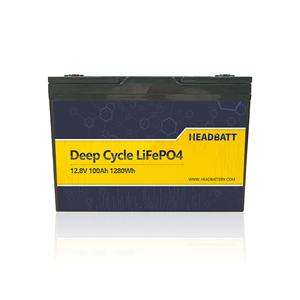 Headbatt 12.8v 12v 100 אה lifepo4 - Product Image 1
