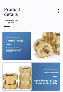 Perno Hexagonal M3M4*6x8x10x16x18x22x28x40x60x100+<span class=keywords><strong>6</strong></span>+8+<span class=keywords><strong>10</strong></span>, Columna de Cobre de Cabeza Única, Grado 4.8, Modelo 04 - Product Image 6