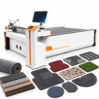 Mesin Pemotong Flatbed CNC untuk Pembuatan Karpet, Mesin Pemotong Digital Otomatis untuk Karpet, Kain Felt, dan Bahan Lantai