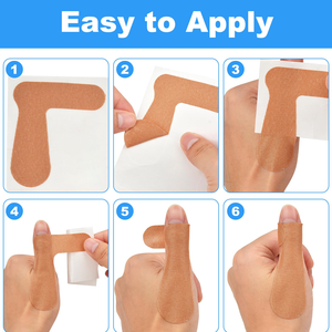 Autocollants de soutien pour le pouce de haute qualité, hypoallergéniques, élastiques, stabilisant les tensions musculaires, pour l'arthrite et la réduction des gonflements - Product Image 3