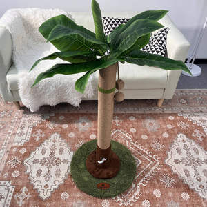 <span class=keywords><strong>Arbre</strong></span> à <span class=keywords><strong>chat</strong></span> moderne et abordable en sisal crème, avec structure d'escalade, tour d'activités en corde de sisal et grande maison de jeu <span class=keywords><strong>pour</strong></span> chats de grande taille - Product Image 6