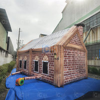 Tente de pub gonflable géante portable personnalisée en usine avec souffleur d'air Locations d'événements de fêtes dans l'arrière-cour