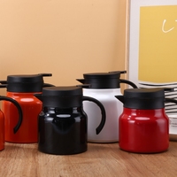 Nouveau gobelet isolé à double paroi en acier inoxydable 316L Logo personnalisé thé et 800ml 1000ml cafetière avec infuseur