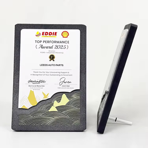 Trofeo Personalizado <span class=keywords><strong>de</strong></span> Mármol y Metal con Diseño <span class=keywords><strong>de</strong></span> <span class=keywords><strong>Pico</strong></span> <span class=keywords><strong>de</strong></span> Montaña y Ola <span class=keywords><strong>de</strong></span> Mar, Placa Grabada, Premio, Artesanía <span class=keywords><strong>de</strong></span> Cristal, Producto <span class=keywords><strong>de</strong></span> Recuerdo - Product Image 4