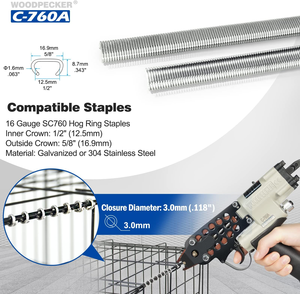 أداة حلقة هوائية C قياس 16 Woodpecker - Product Image 4