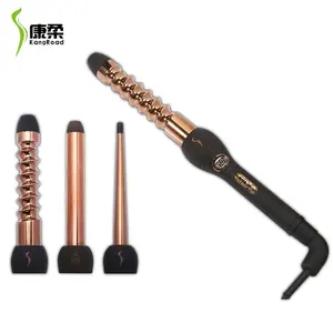 2021 Magic Hair Curler Spiral Wand Curling Electric Cordless Automatic Professional Hair Iron Curler Packaging Ceramic Mini