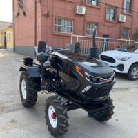 Mini-tracteur compact de 15 CV avec chargeur et pelle rétrocaveuse