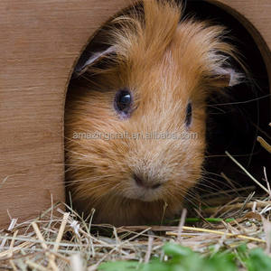 Caja de Madera <span class=keywords><strong>para</strong></span> Animales Pequeños, con Techo de Tronco, <span class=keywords><strong>para</strong></span> Hámsteres - Product Image 2