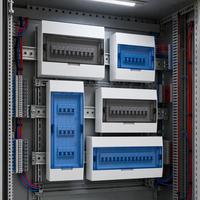 Boîtiers de distribution électrique de haute qualité, modèle de transmission, utilisation en intérieur, boîtes de panneaux électroniques en plastique