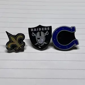 NFL Sport Pins Badge Atacado National Football League Pin Fornecedor personalizado esmalte Pins