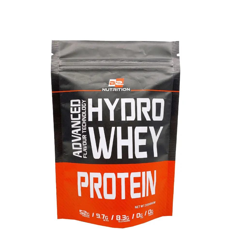 Đứng Lên Thực Phẩm Kỹ Thuật Số In Whey Protein Bột Pouch Tùy Chỉnh Ziplock Doypack Đứng Lên Túi Túi