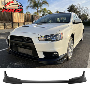 Alerón delantero estilo VR para Mitsubishi Lancer Evolution X 08-15 - Piezas de automóvil de PU, accesorios automotrices - Product Image 1