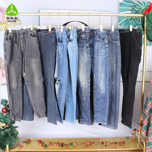 Exportación Reciclaje Buena calidad Hombres Jeans Pantalones Pacas baratas Ropa usada Forma Pakistán - Product Image 6