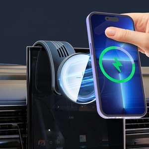 Support de téléphone flexible pour voiture Aimant puissant Compatibilité de charge sans fil Navigation sûre pour tous les smartphones Supports de téléphone portable - Product Image 3