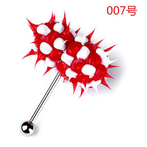 ZESEN Großhandel Body Piercing Schmuck-Vibrierender Zungen ring mit zwei Batterien - Product Image 6