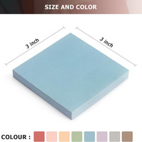 Notebook kombinasi warna retro Morandi terlaris 76*76 catatan tempel persegi 82 halaman/buku