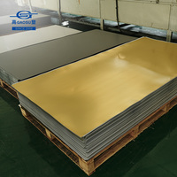Plaques de miroir en plastique acrylique doré transparent givré, hautement réfléchissantes et durables pour meubles, décoration murale et projets de bricolage