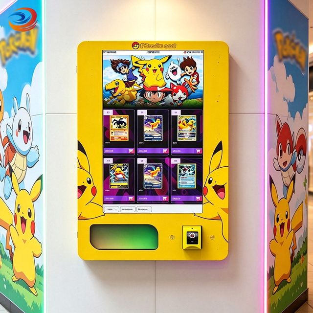 Smart Card Vending Machine Wall Mounted with Cashless Payment NFC Apple Pay for Pokmon Sports Cards Wholesale
