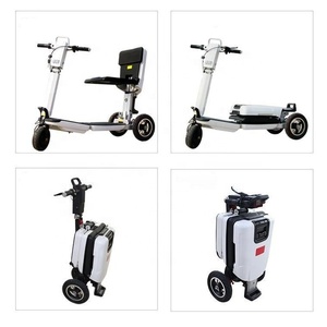 Manual Folding Elderly Suitable for the Disabled 3-Wheeled <b>Suitcase</b> Type Assistance Mobility Scooter ES01 Elderly Mobility Scoot - Product Image 2