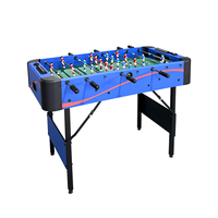 Table de baby-foot standard personnalisable SZX 4 FT en MDF avec retour de balle aux extrémités, en PVC laminé, unisexe, pour enfants