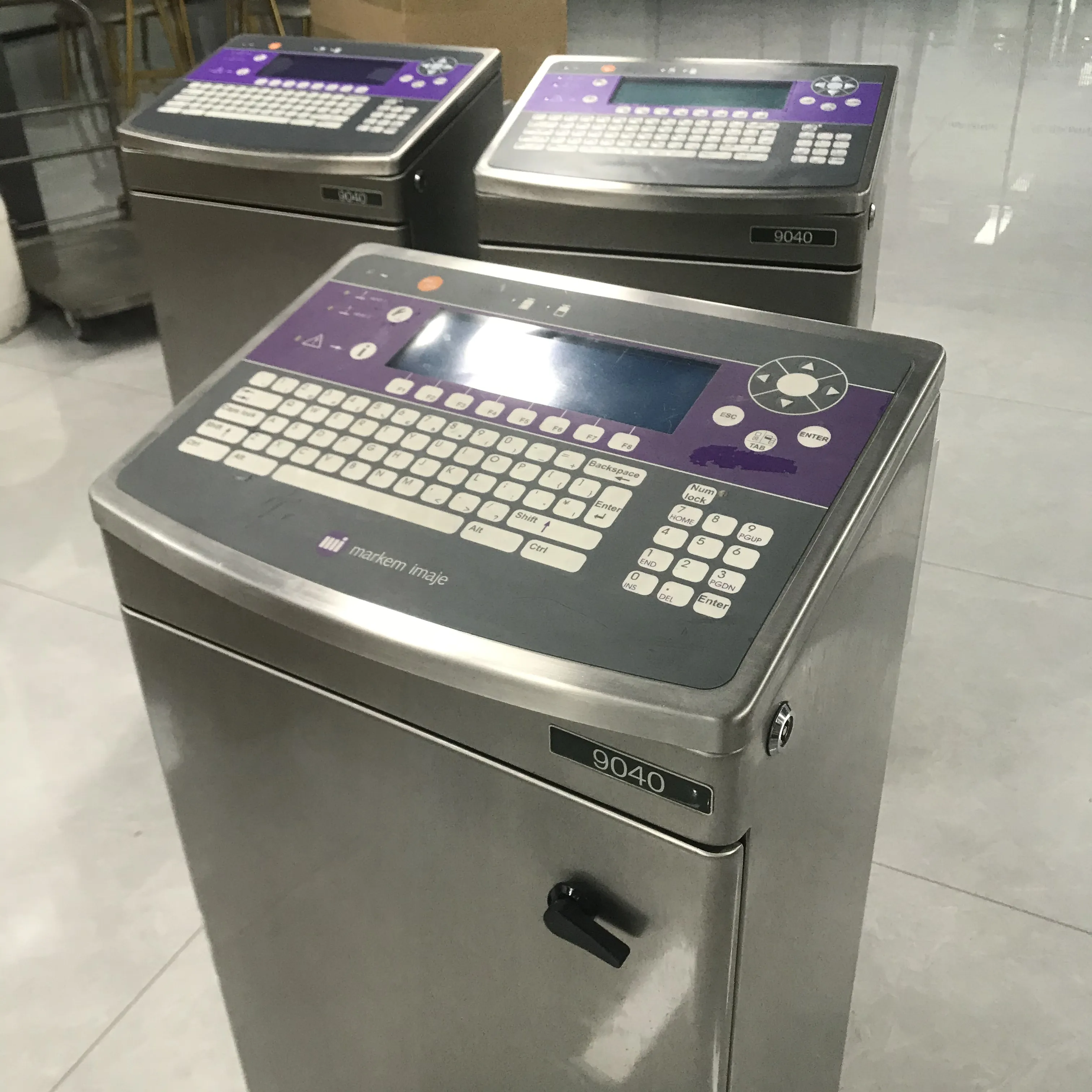 Impresora de inyección de tinta USADA 9040, máquina usada, ¡impresión de prueba normal!