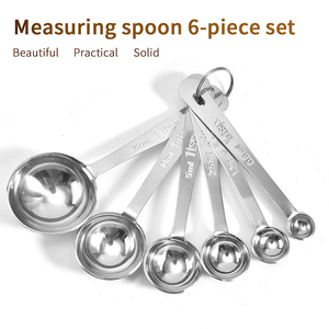 Stainless Steel Eco-Friendly 4-Piece <b>Measuring</b> <b>Spoon</b> Set for Kitchen Baking Tools with Calibration - Product Image 2