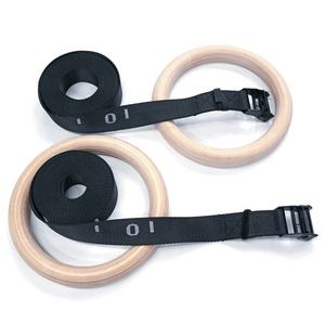 Anillos de Gimnasia de Madera VIGFIT, 2 Piezas, con 4 <span class=keywords><strong>Cintas</strong></span> Antideslizantes <span class=keywords><strong>para</strong></span> las Manos, Anillos de Entrenamiento de Ejercicio, Negros, 28/32 mm, <span class=keywords><strong>para</strong></span> Entrenamiento de Fuerza en Casa/Gimnasio - Product Image 3