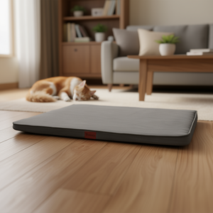 Tappetino per Animali Domestici Yommy 80x120x5cm, Cuscino in Schiuma Grigio Scuro per Cani e Gatti - Product Image 2