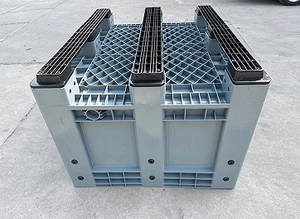 Hot-selling Preface Large Fruit And Vegetables Reusable Bulk Plastic <strong>Pallet</strong> <strong>Box</strong> Storage Industry For <strong>Stacking</strong> Forklift - Product Image 3