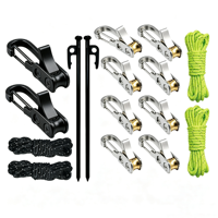 Piquets de sol hexagonaux M13 à tête spirale, robustes et galvanisés, pour le camping, les tentes, les auvents, les clôtures temporaires, l'ancrage en extérieur et dans la cour
