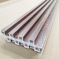 Papan Dinding WPC Motif Kayu Tahan Air, Sirip Beralur, Dekoratif untuk Interior dan Eksterior Rumah dan Hotel