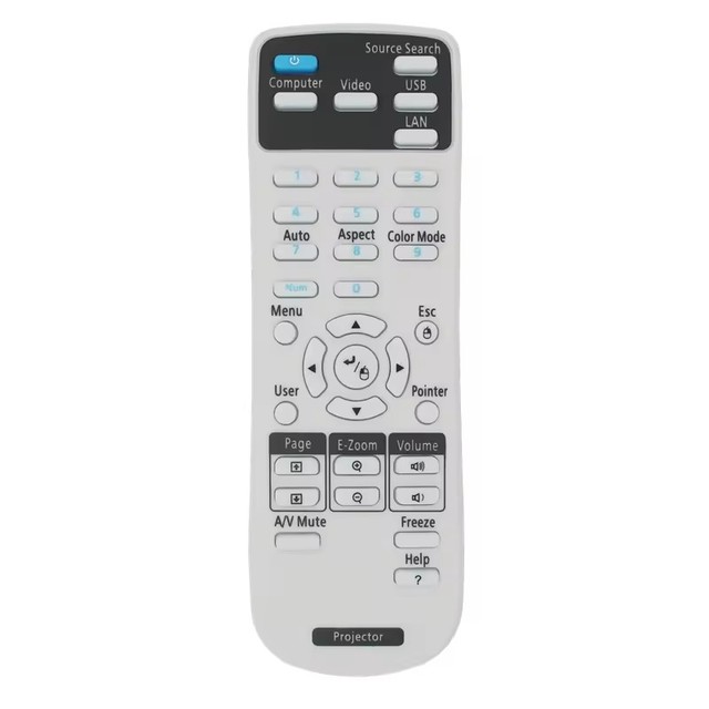 Emote Control for Epso Projector Fernbedienung Fit for EB-C30XE EB-30XE EB- C28SH EB-S18 EB-S4 EB-X24 EB-S31 EB-W