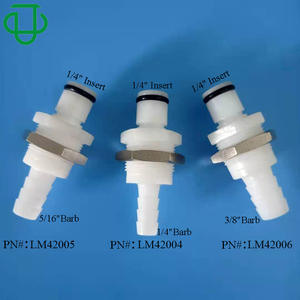 Adaptador macho de conexión rápida de plástico POM de rosca externa recta de la serie L de 6-10 mm para tuberías de fluidos - Product Image 2