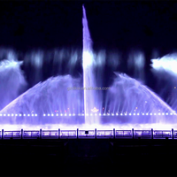 Fuente Atmosférica Flotante Personalizada con Iluminación para Estanques y Lagos, Decoración Acuática para Proyectos de Paisajismo Exterior