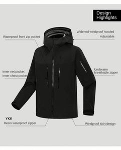 Chaqueta Impermeable de Diseño Elegante con Detalles para Protección Contra el Viento y la Lluvia, Chaqueta de Tela de Alta Calidad - Product Image 5
