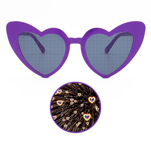 Lunettes de soleil unisexes personnalisées avec logo, monture intégrale en forme de cœur, protection UV400 et protection UV complète - Product Image 5