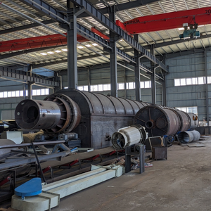 Ligne de production continue de biocarbone à partir de bois/coquilles de noix de coco/balles de riz - Machine de pyrolyse de biochar pour crédits carbone - Product Image 1