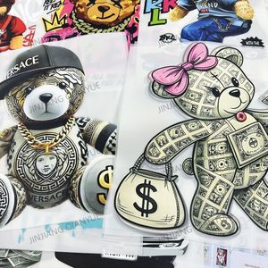 Custom Digital DTF Printing Bear Design <strong>Iron</strong>-<strong>on</strong> Sticker for Clothing T-Shirt Heat Press Sheet Logo <strong>Transfer</strong> Plastisol Garments - Product Image 3