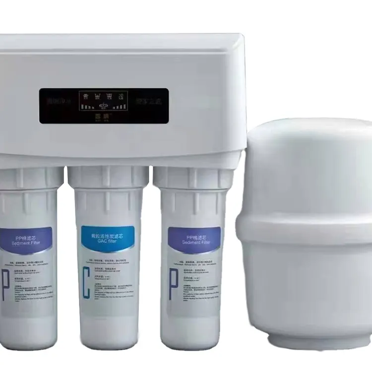 Alkalische Minerale Ro Waterzuiveraar Ro Waterfilter Omgekeerde Osmose Systeem 5 Trap