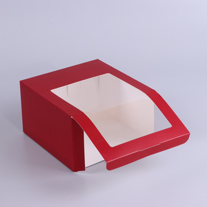 กล่องกระดาษใส่หมวกแบบขายส่งพร้อมโลโก้สั่งทำ ขายดี เป็นมิตรกับสิ่งแวดล้อม กล่องเก็บหมวกเบสบอล หมวกคาวบอย กล่องโชว์พร้อมหน้าต่าง PVC - Product Image 5