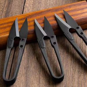 High Carbon Steel <b>Thread</b> <b>Cutter</b> U Shape Household Tailoring Scissors With Spring Loaded Design For Garment Embroidery Use - Product Image 3
