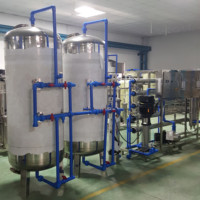 Système de traitement et de purification de l'eau potable par osmose inverse 3000L/H pour marques d'eau minérale