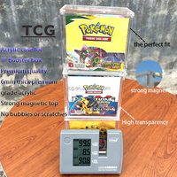 Boîte de booster Sword & Shield Evolving Skies de TCG Wholesale, étui en acrylique transparent écologique avec couvercle magnétique détachable